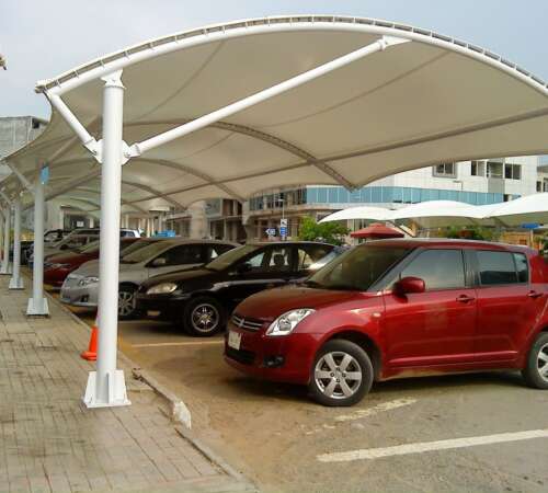K Span Car Park Shades