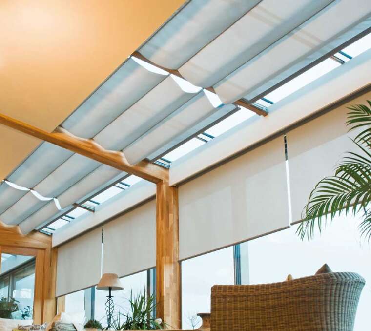 Motorized Skylight Shades from Meco Shades Dubai, UAE